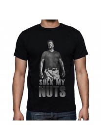 Мъжка тениска на TWD - SUCK MY NUTS